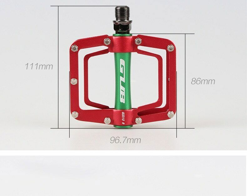 Cycling Pedals Aluminum Alloy Platform CR-MO 9/16″ DU Sealed Bearing Pedal