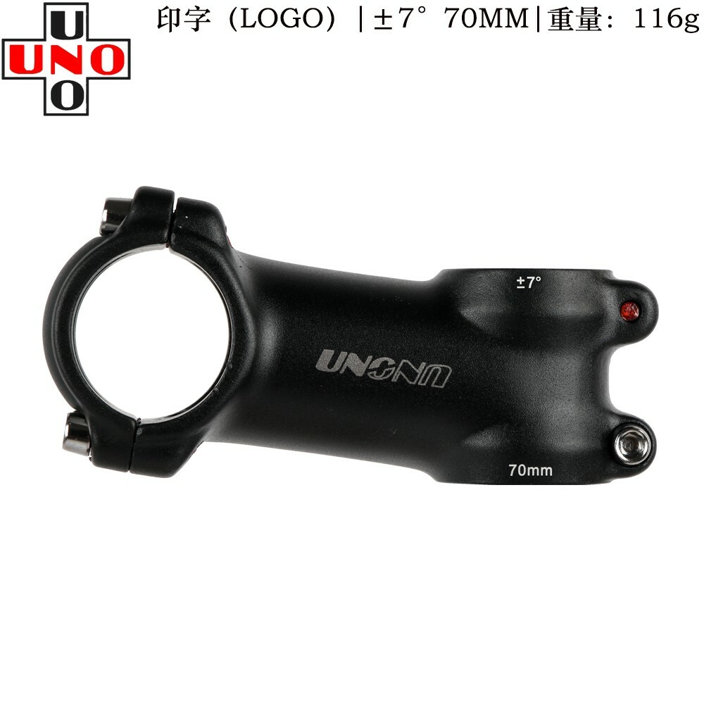 UNO Bike Stems MTB Road 31.8mm Bicycle Handlebar Stem 7 / 17 Degree 60-130mm