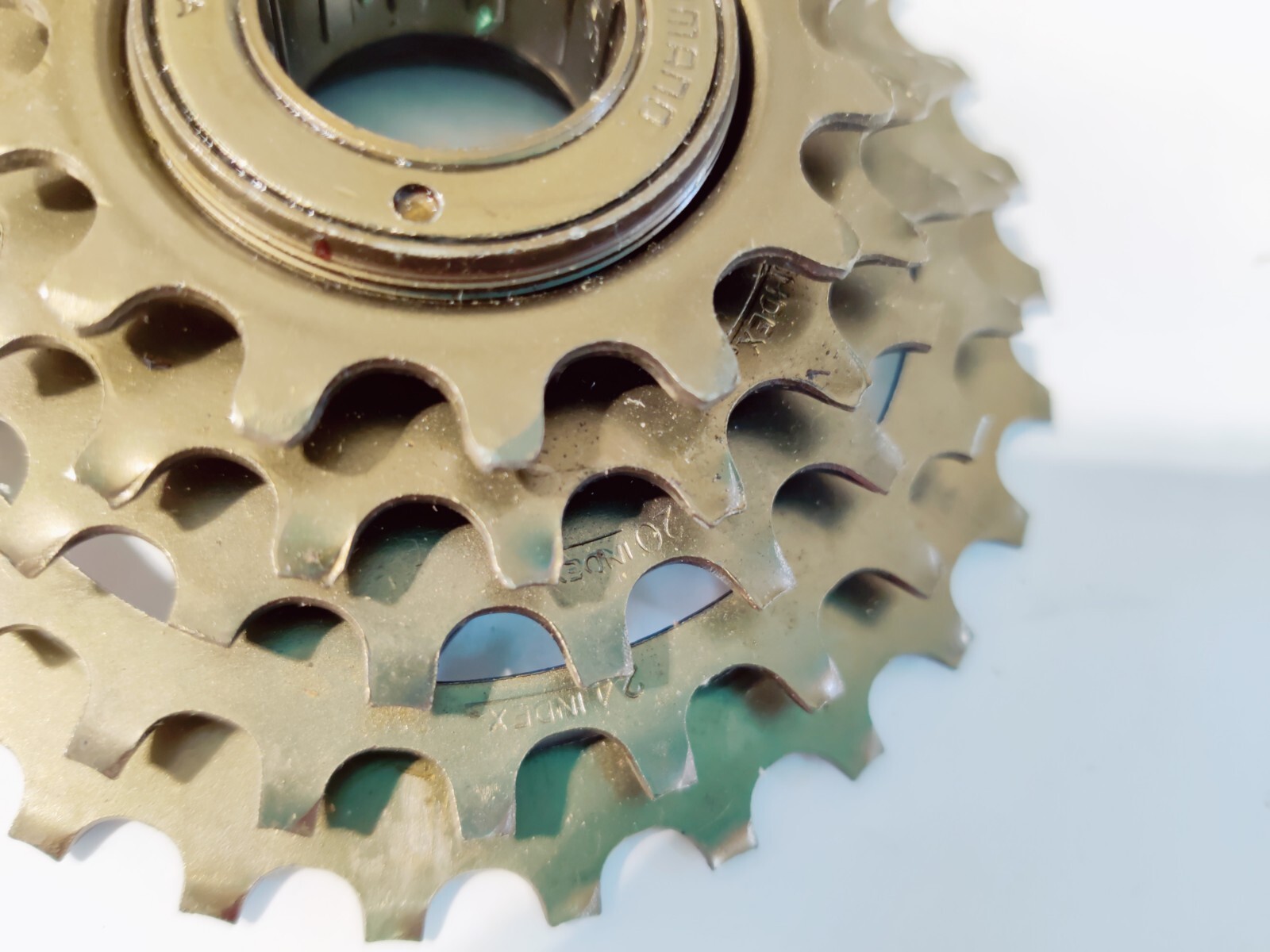 NOS Shimano MF-Z015 SIS Freewheel 5Speed 14-17-20-24-28T Vintage Brown-Authentic