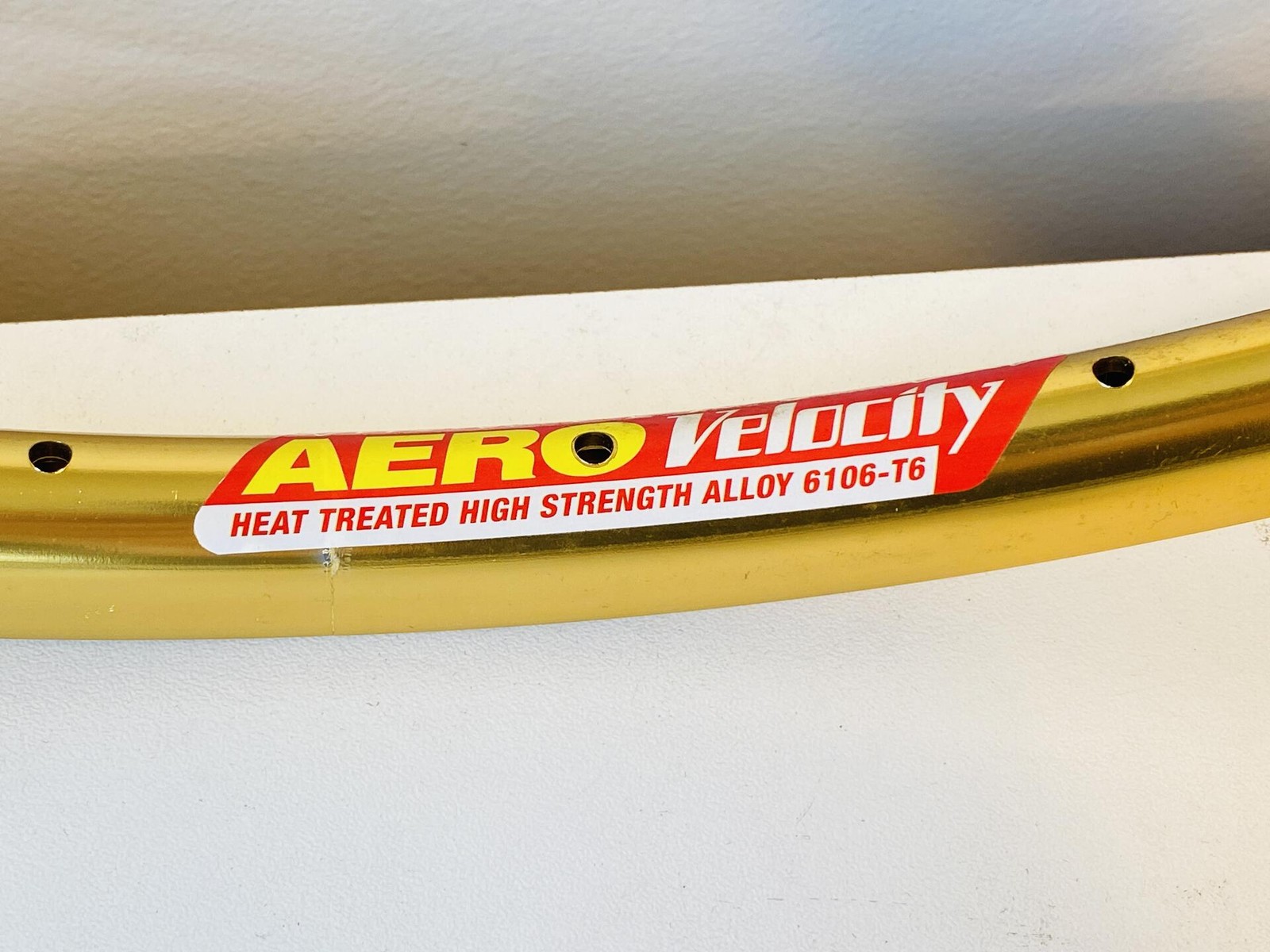 Velocity AERO 700c Rim Set 32h Gold Anodized – Made in Australia