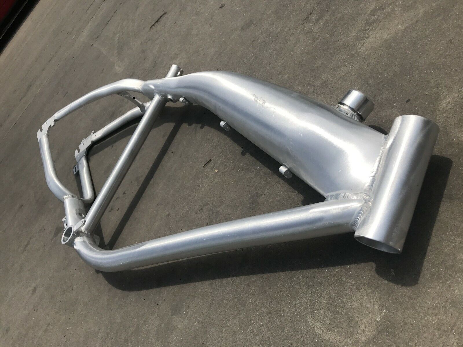 Brushed Alum Felt Faker Gas Frame 3.4L & Bottom Bracket Combo-Gas Motorized Bike