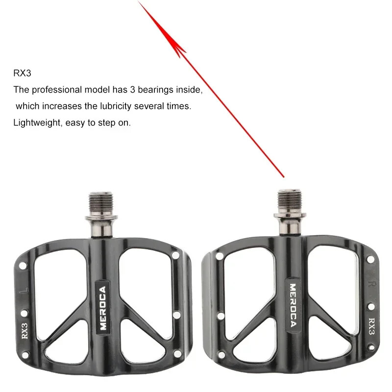 Mountain Bike Non-slip Pedal Folding Bicycle DU Sealed Bearing Clipless Pedals