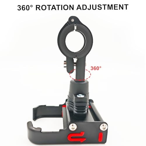 Quick Release Bike Phone Mount Holder, Aluminum Alloy Motorcycle Phone Mount,