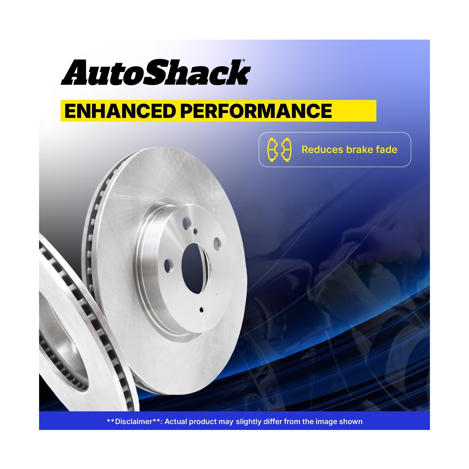 AutoShack Front Brake Rotors for Honda & Acura, Accord 2003-2012 Pilot 2003-2…