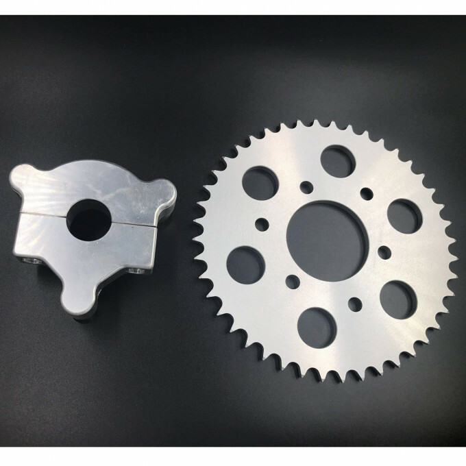 CDHPOWER Rear Hub Adapter 1″ and 44 Teeth CNC Sprocket-Gas Motorized Bicycle