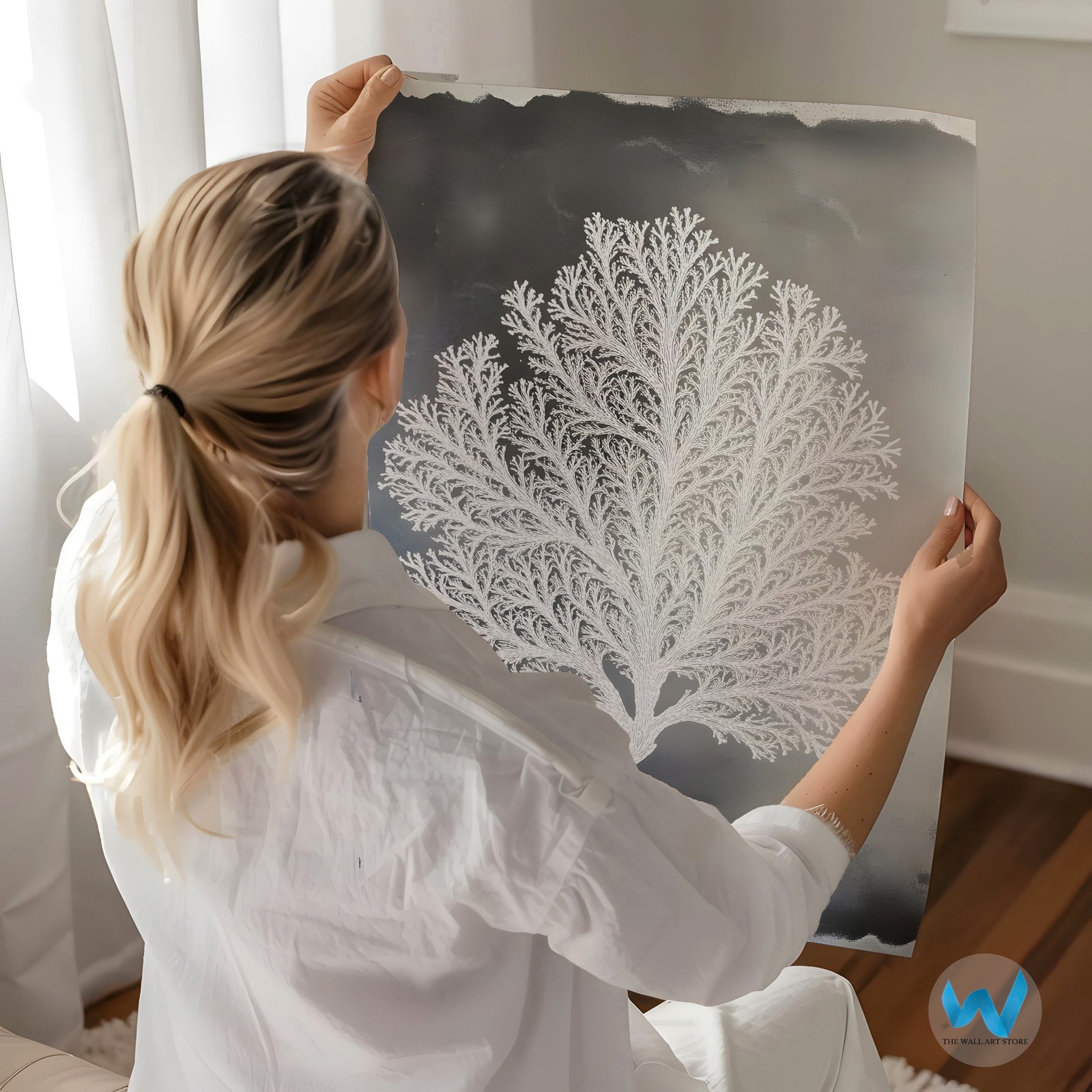 Elegant Coral Wall Art Poster for Modern Home Decor Premium Quality
