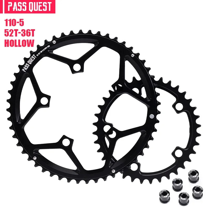 Road Bike 56-42T BCD 130mm Five Jaw Crank 54-40T 53-39T Double Chainrings