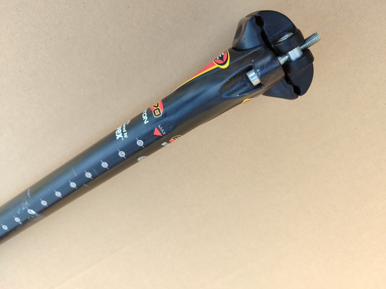 Easton EC70 Carbon Seatpost 400mm / 27.2mm! Vintage! 231g!
