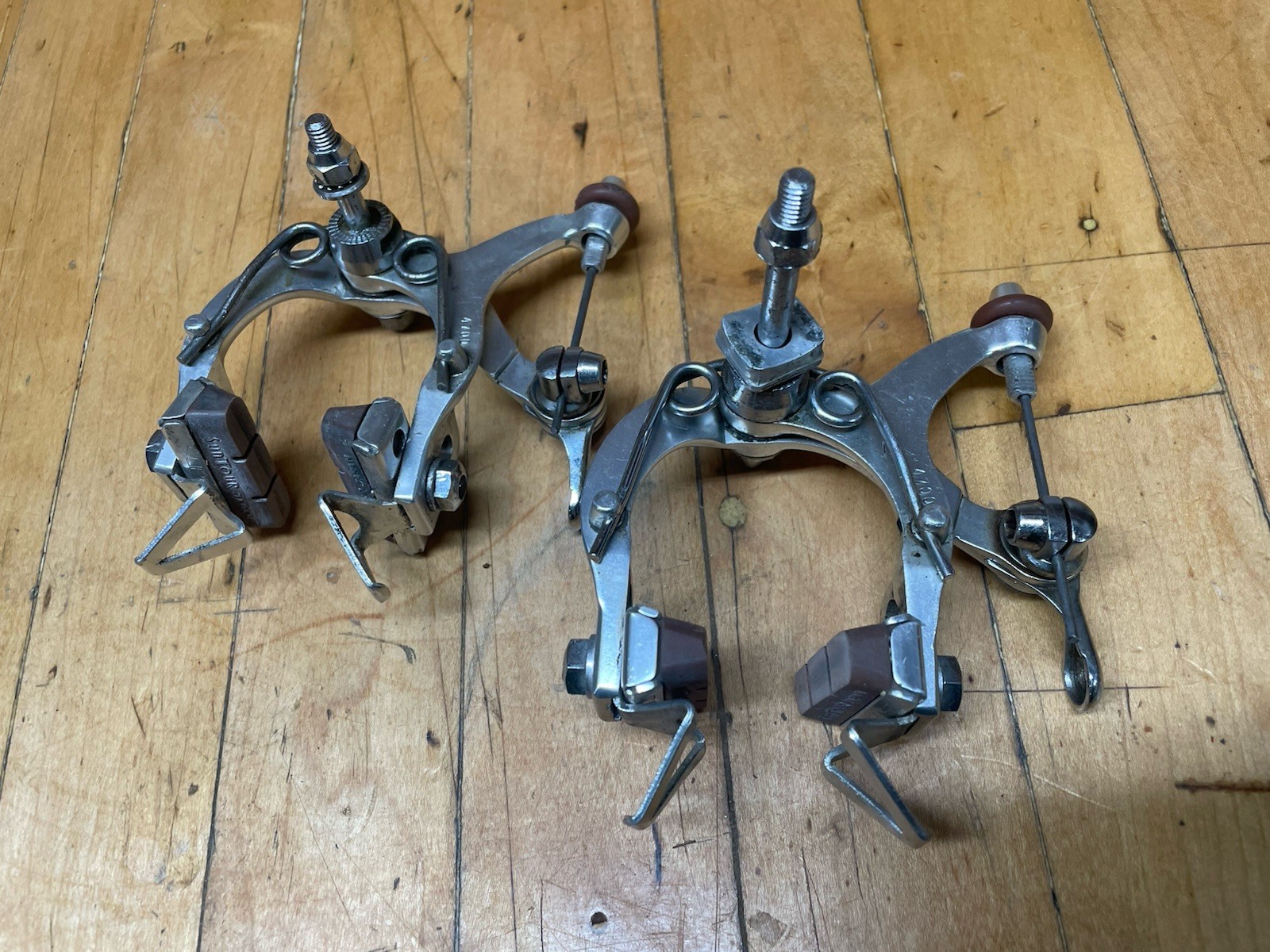 Vintage Suntour Superbe Brake Calipers Set Side Pull Recessed Bolt Medium Reach