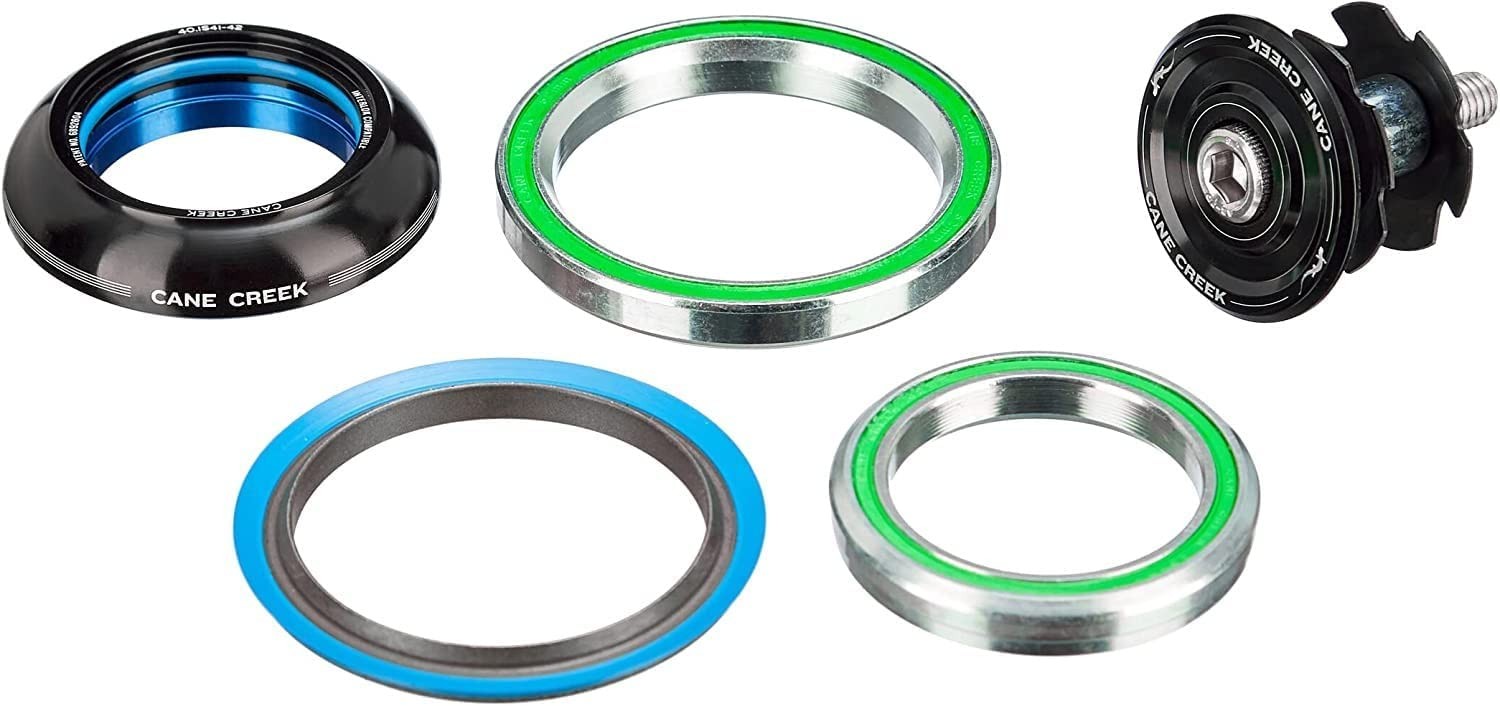 Cane Creek 40 IS41/28.6 IS52/40 Short Cover Headset Black IS41/28.6 x IS52/40