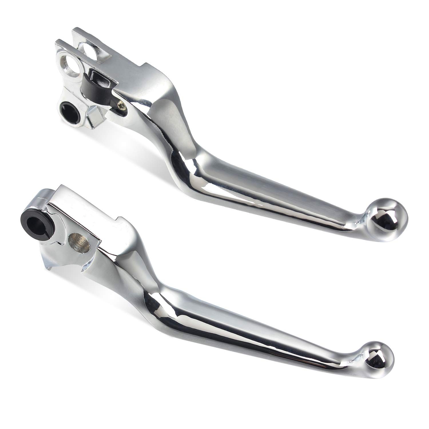 Chrome Brake Clutch Lever Motorcycle Hand Levers Compatible