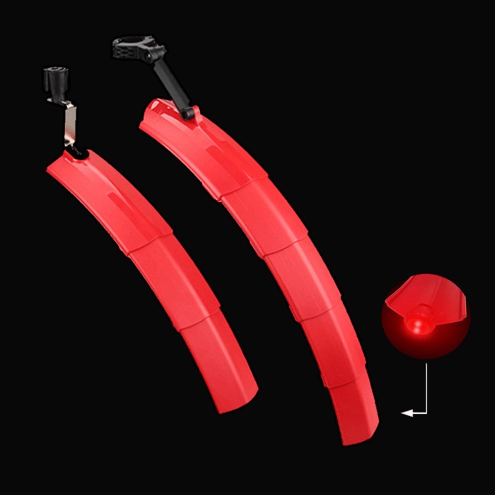 Retractable Telescopic Bicycle Mudguards Front and Rear Adjustable Size