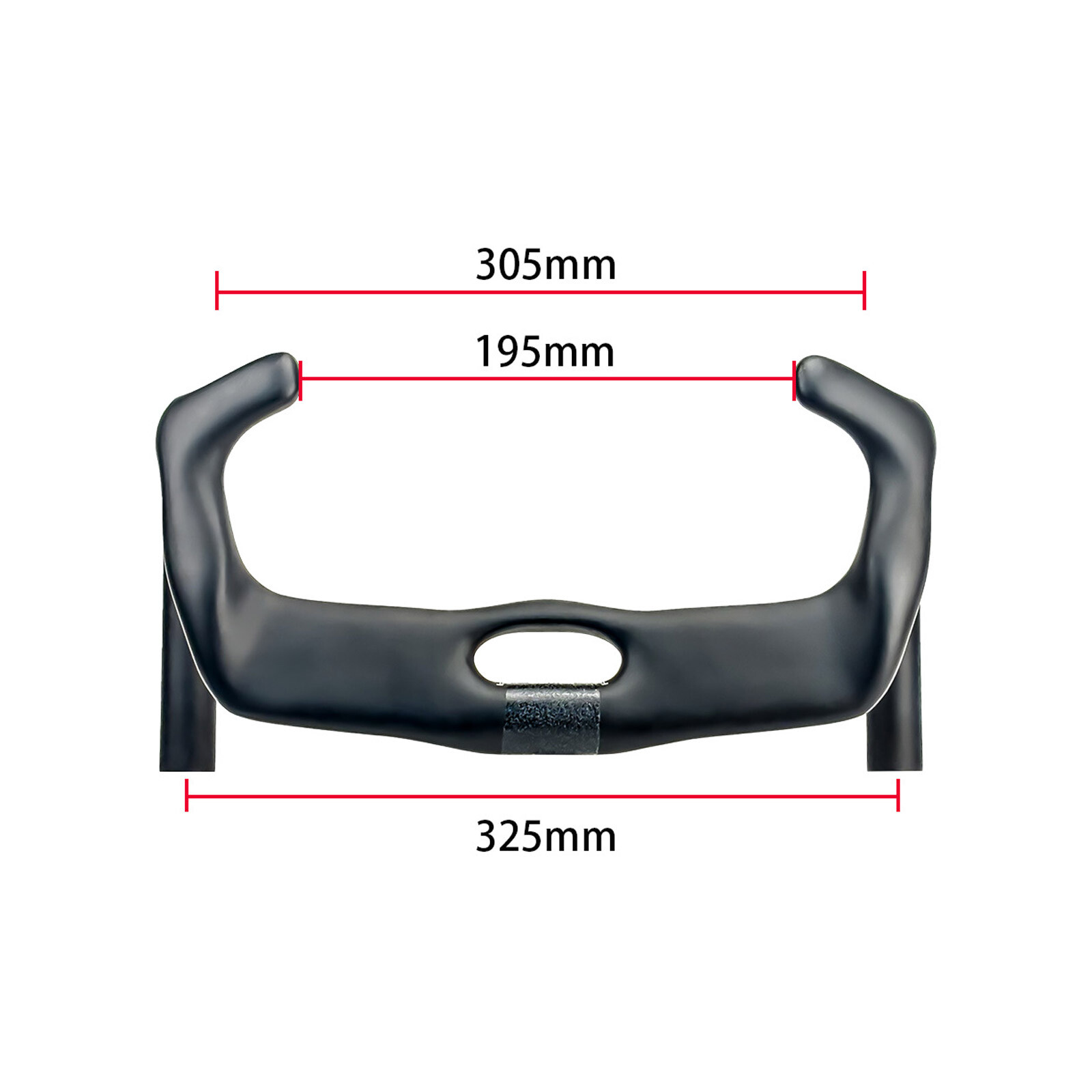 BALUGOE Carbon Fiber Track Cycling Handlebar TT Bike Handle Bar 31.8mm UCI