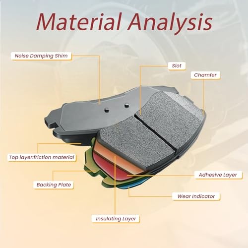 Rear Ceramic Brake Pads Set for 2007-2014 Cadillac Escalade, Chevy 1H 2166