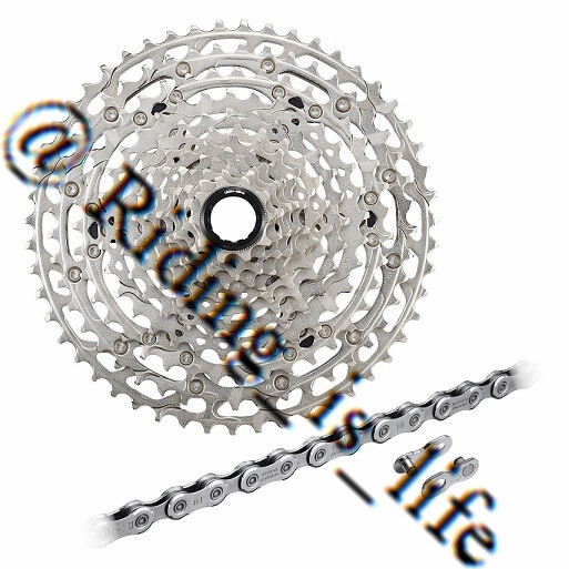 New Shimano Deore 12-speed Wear&Tear Set-CS-M6100 Cassette+CN-M6100 Chain 2 Pcs