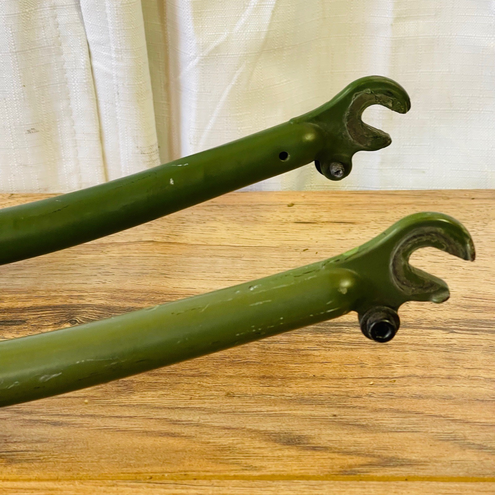 Lugged Crown 700C Steel Cantilever Fork 100mm QR Canti 1 1/8 Threadless 268mm