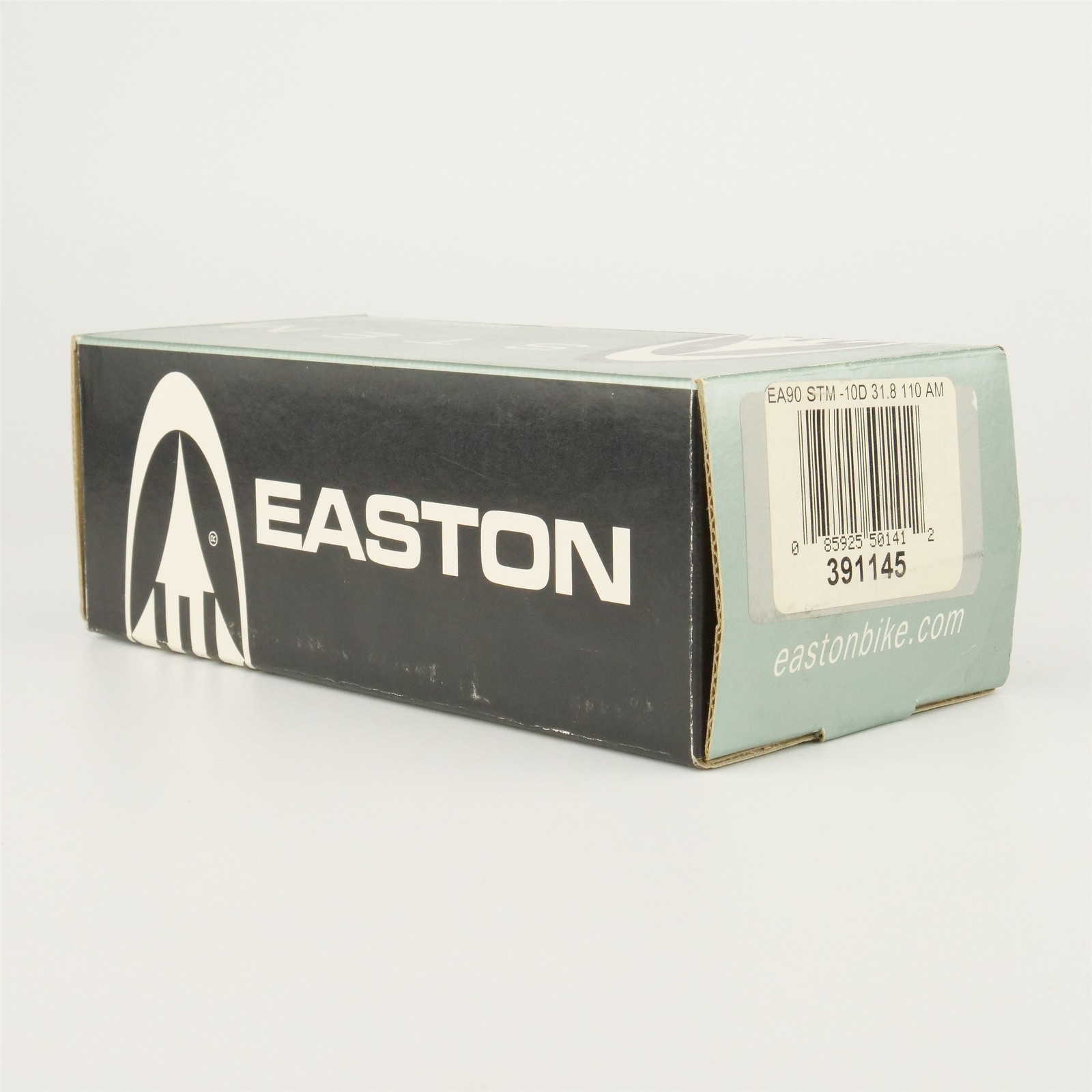Easton EA90 Stem 110mm 10° 31.8 1-1/.8″ Aluminum Black Threadless 136g