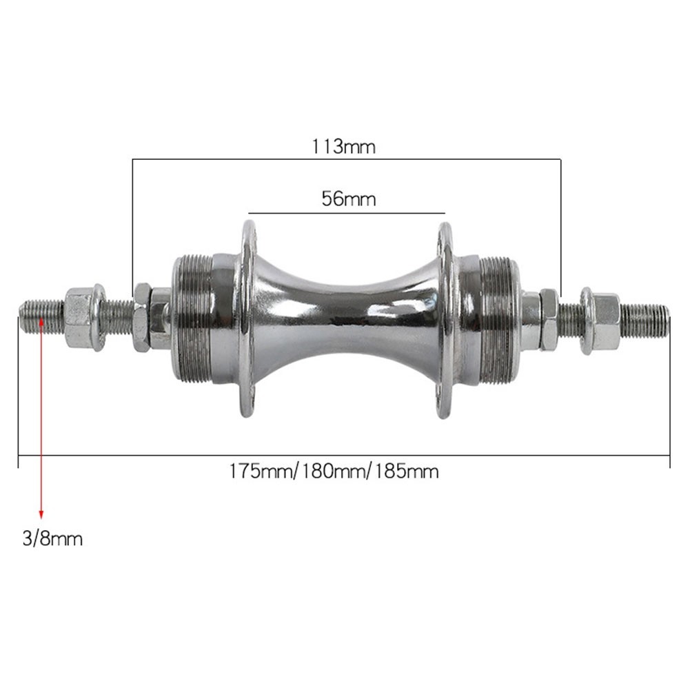 36 Hole Bicycle Hub Easy Installation Suitable for Old School and Modern Bikes