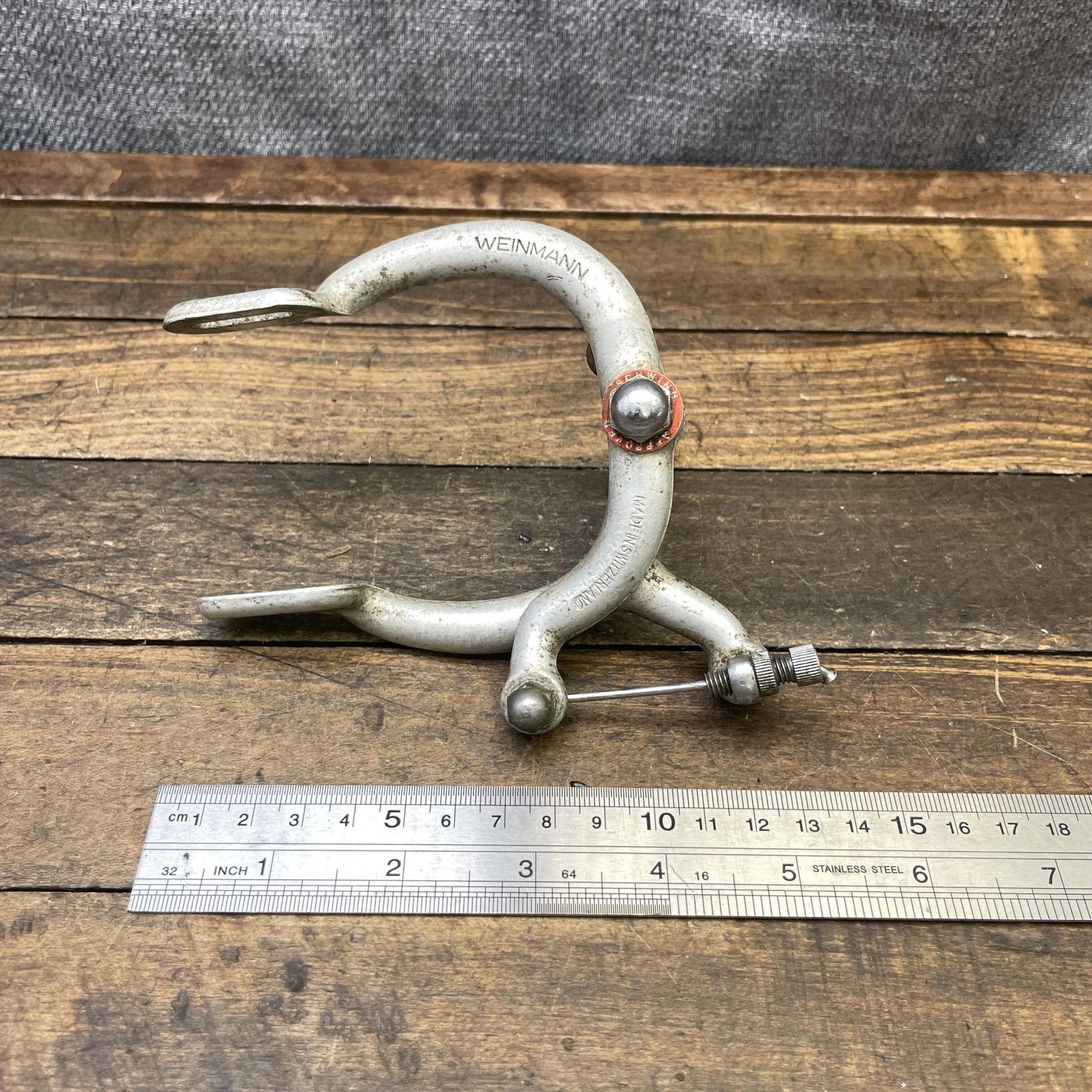 Vintage Weinmann Schwinn Front Brake Caliper Long Reach Side Pull Swiss