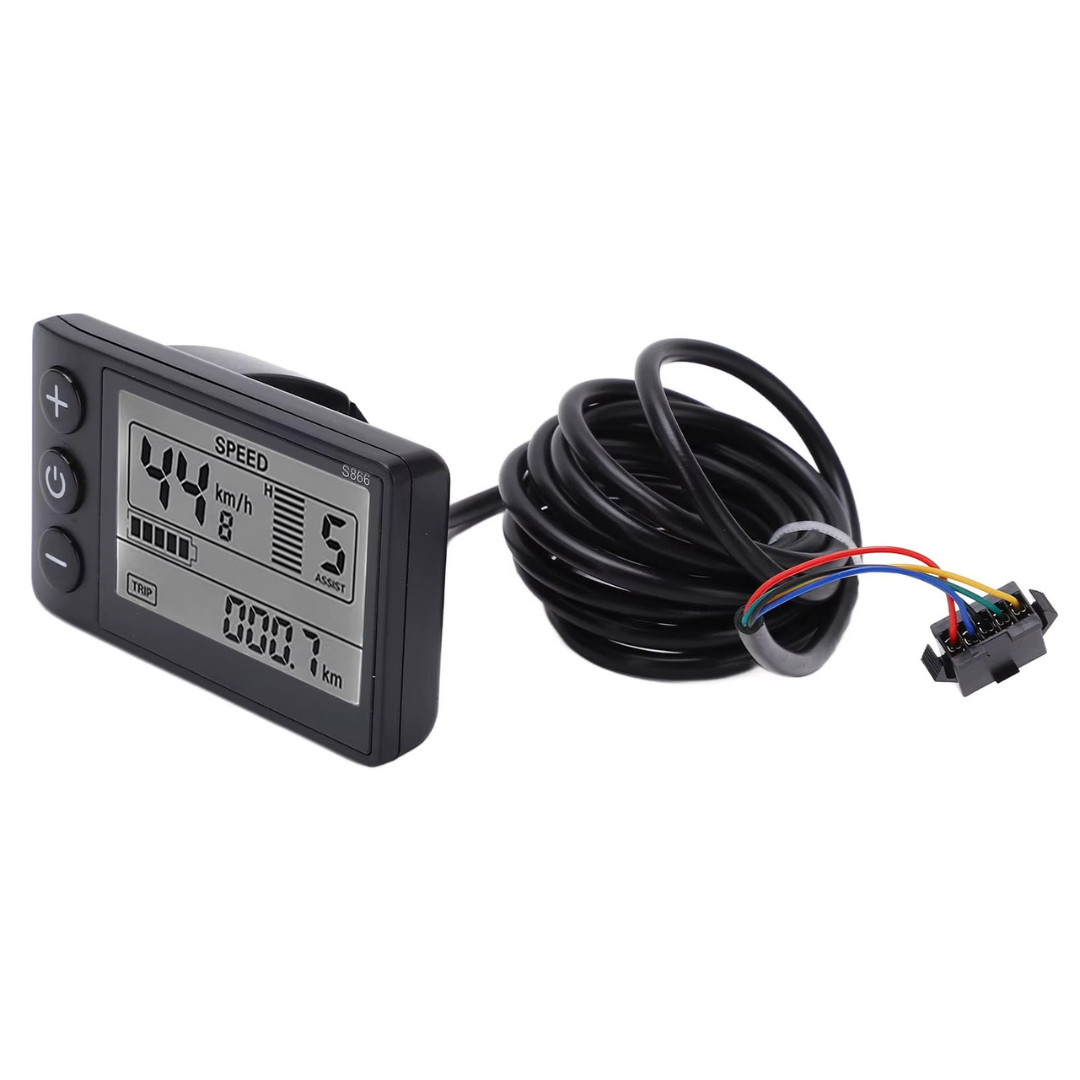 For E-Bike LCD Display 24V/36V/48V Display E-Bicycle MTB Part Electric Bike 2024