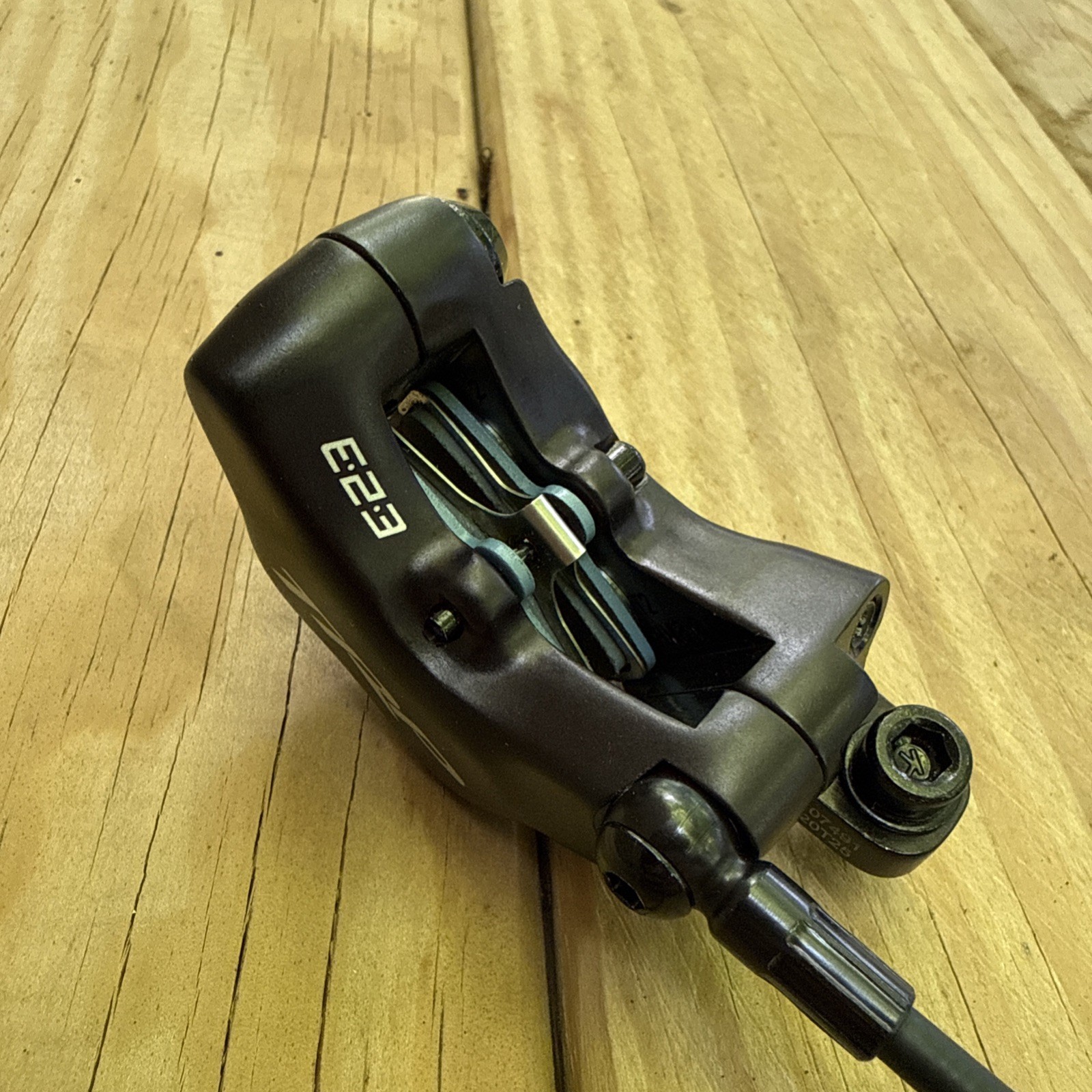 TRP Slate Evo Hydraulic Disc Brake (Front Left) — Post Mount with 203mm Rotor