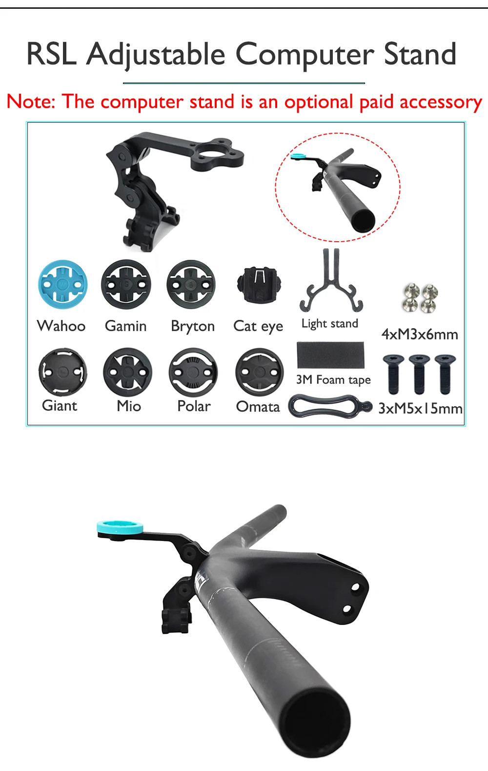 XC Mountain Bicycle Carbon Integrated Handlebars with Stem 13 Degree Flat Bar