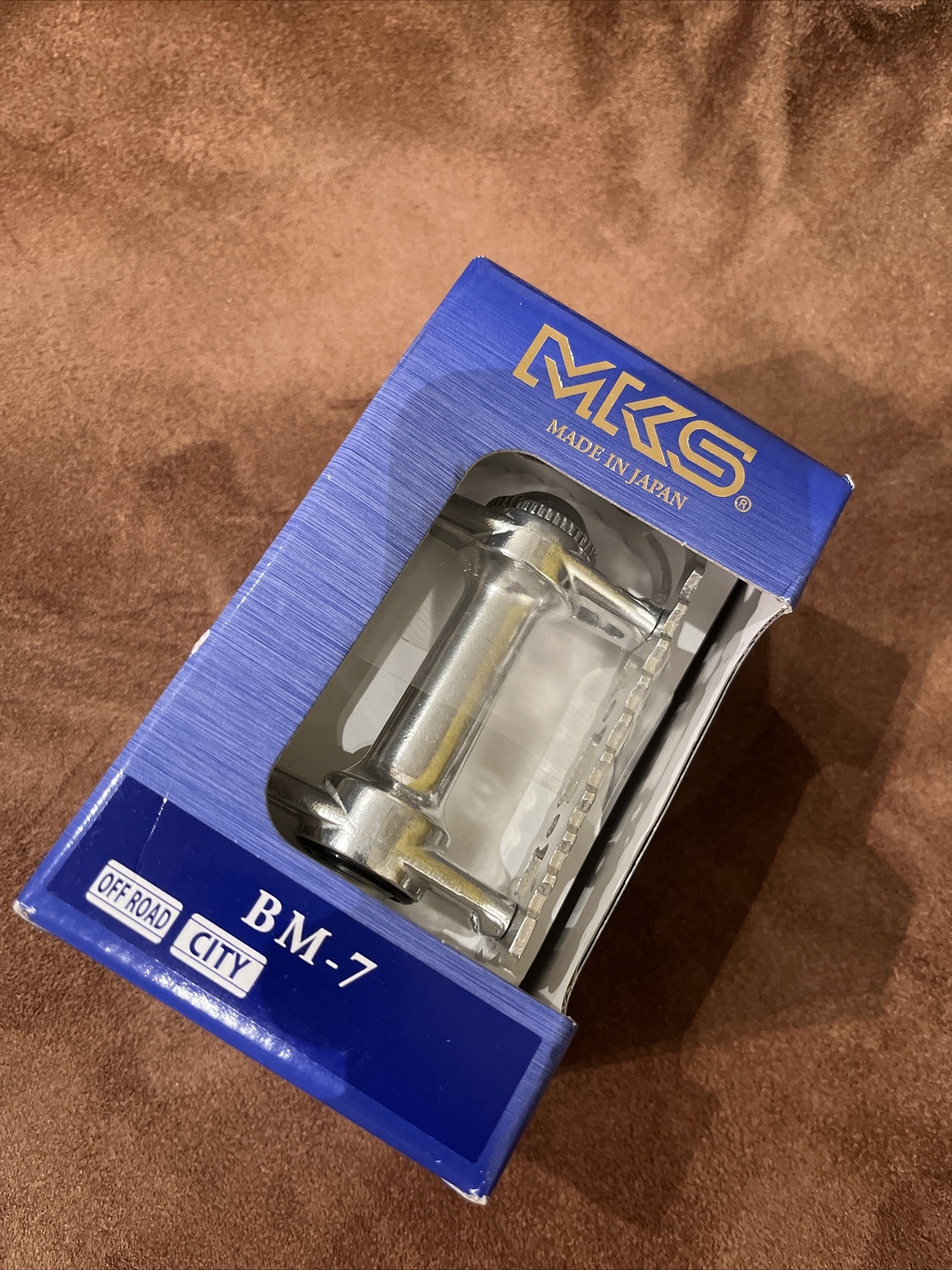 MKS BM-7 9/16″ Double Sided Pedals for BMX – Silver