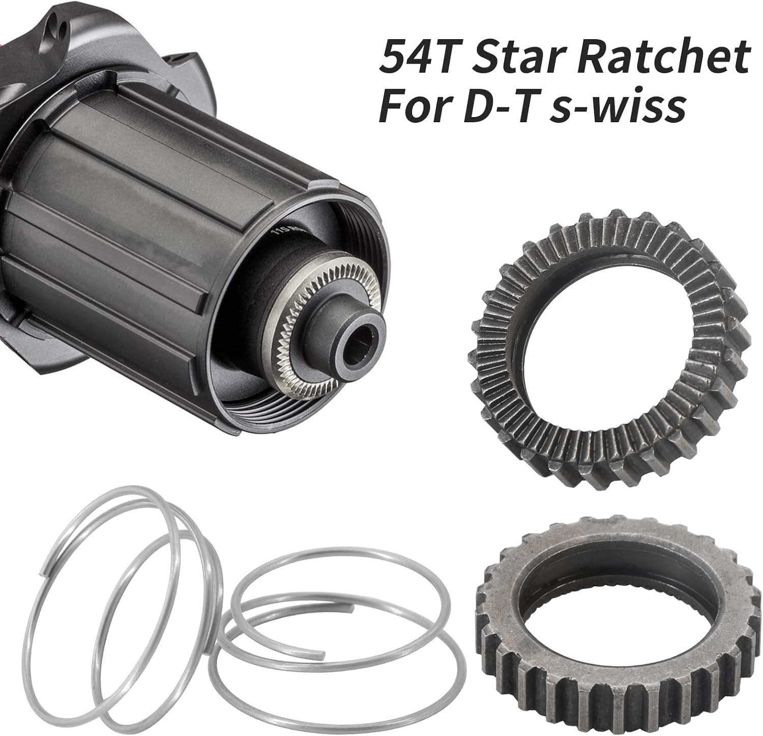 Star Ratchet Springs Hub Kit for DT Swiss 240 350 440 540 Tatchet Hubs 54T
