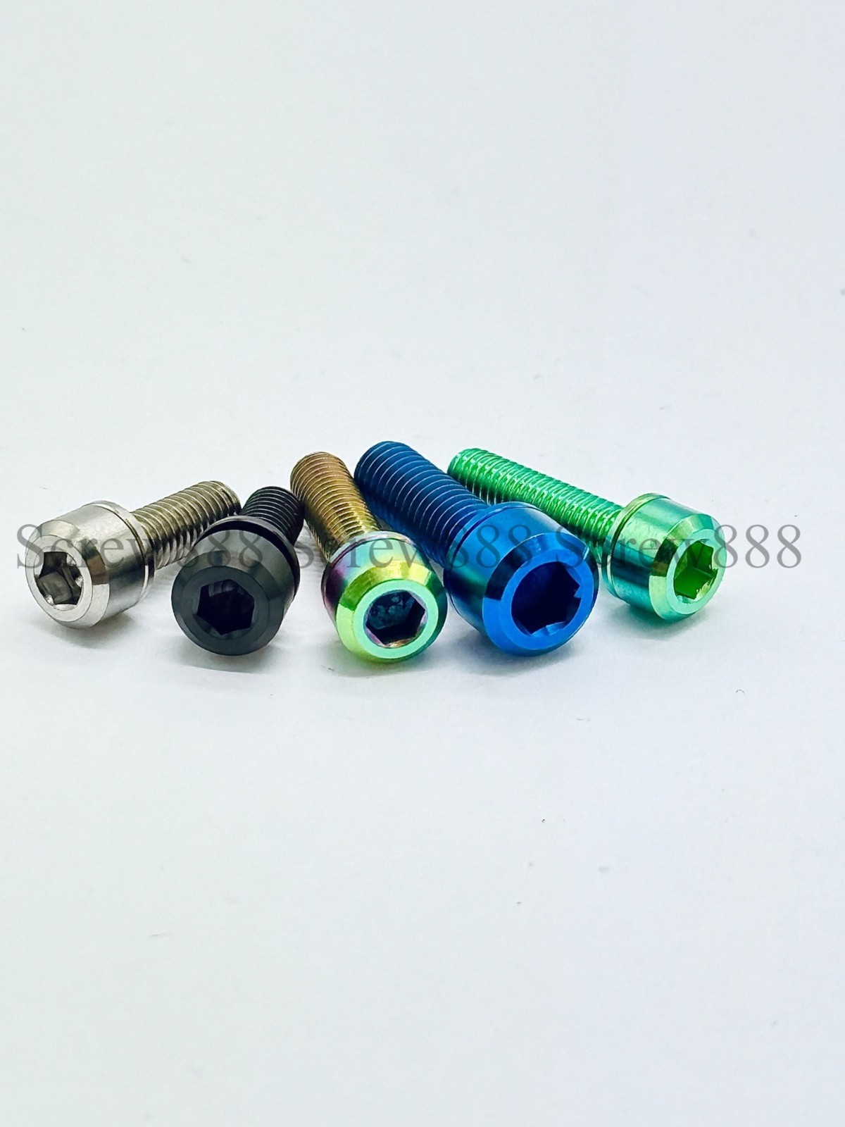 Titanium Bolt M5/M6x14 16 18 20 30mm Hex Screw For Bike Stem Bolt With Washer