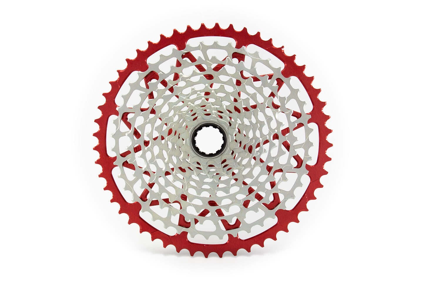 Garbaruk Wide-Range 12-Speed Cassette, SRAM XD, 10-52T, Red