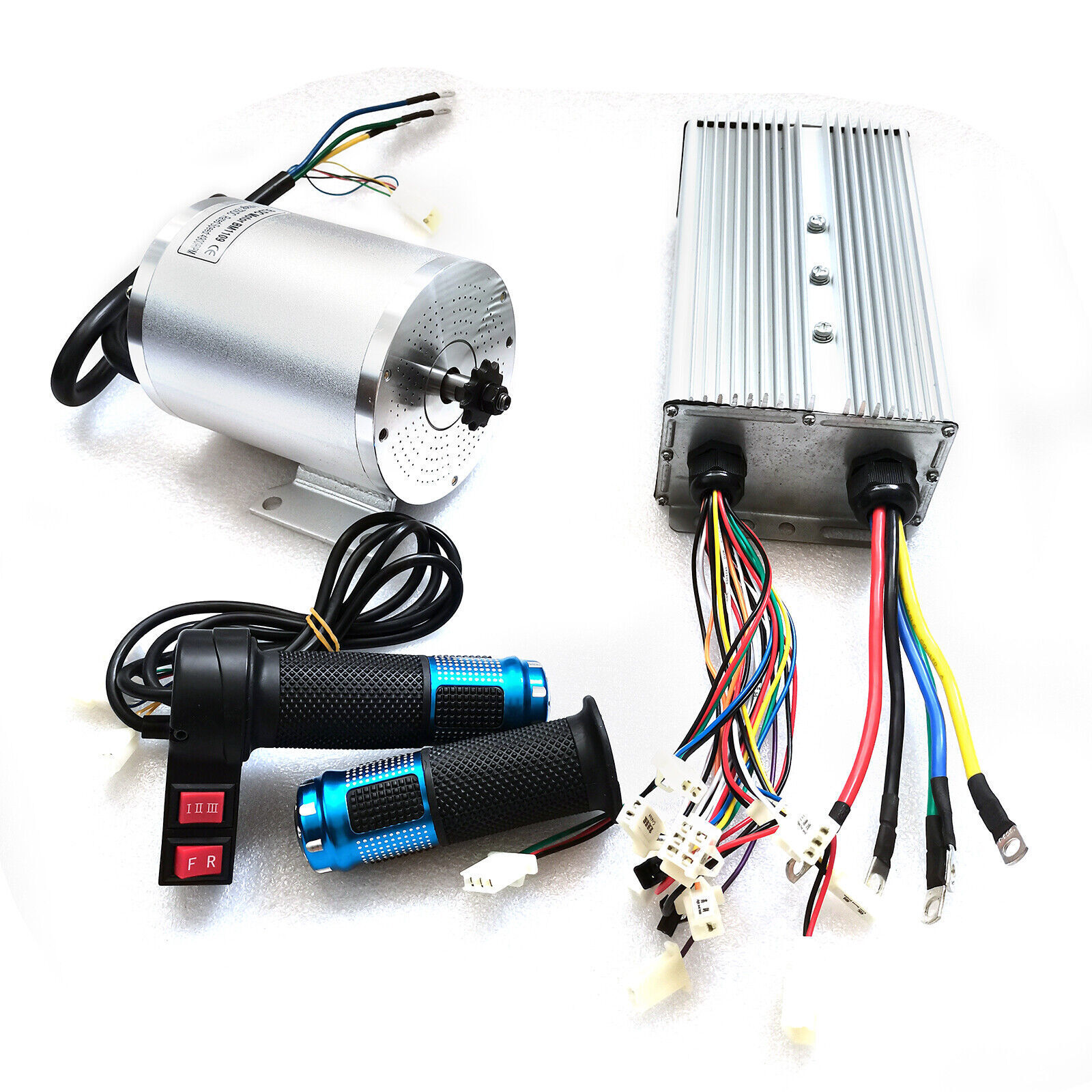 2000/3000W Electric Scooter E-Bike Motor Conversion Kit Speed Controller 60V 72V