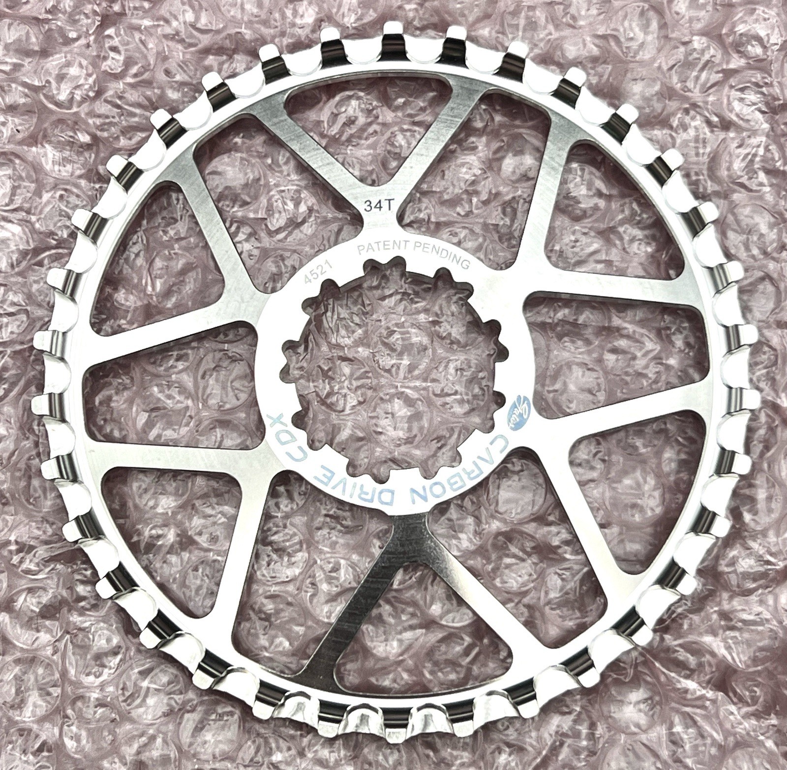 Gates Carbon Drive CDX 9-Spline 34-Tooth Rear Sprocket CT1134SMN Shimano
