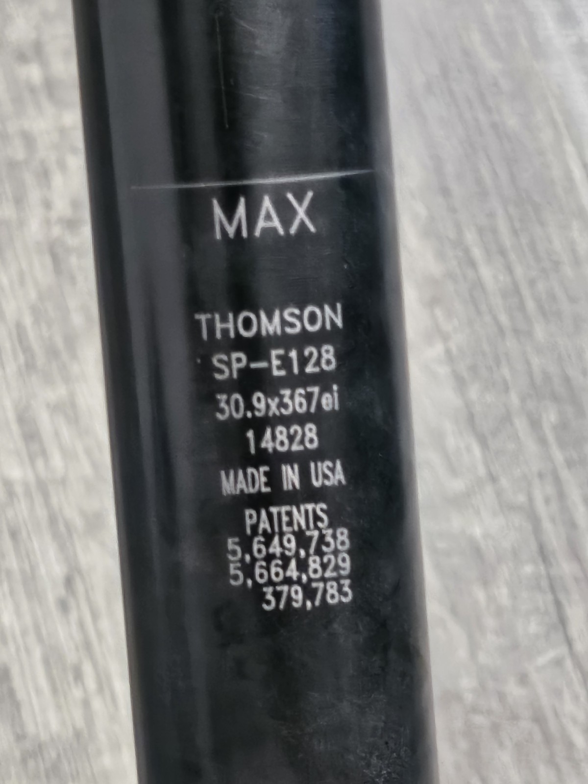 Thomson Elite Seatpost 30.9x367mm MTB MUSA