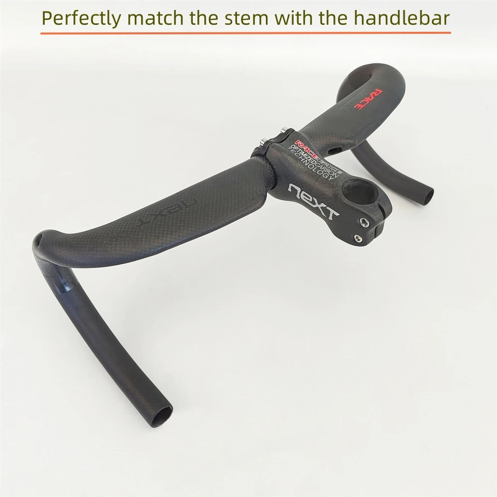 3K Carbon Fiber Stem 6/17 Degrees 31.8 * 60-120mm Mountain Road Bike Stem