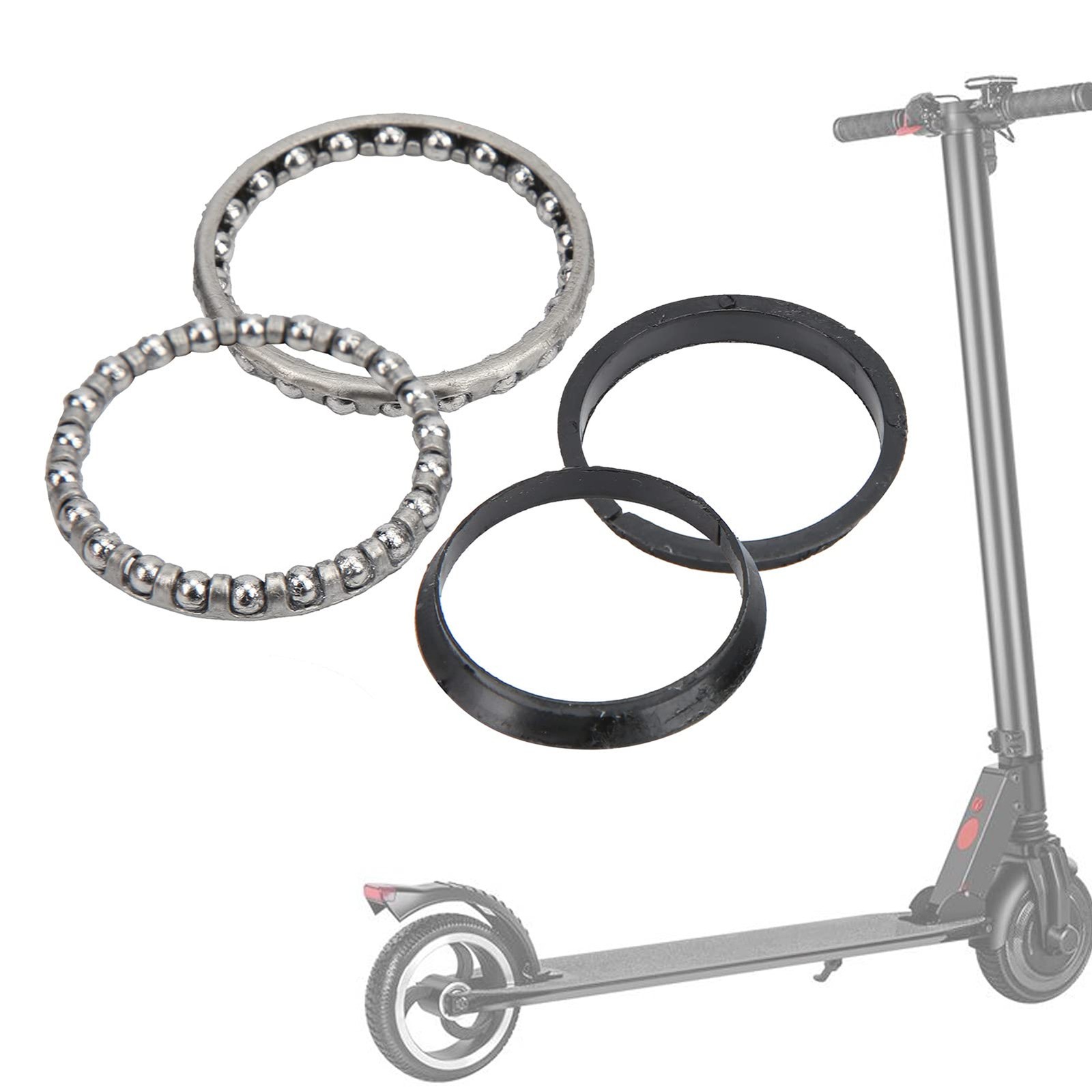 Steering Ball Bearing, Steel 37mm/1.5in Electric Scooter Steering Ball Bearin