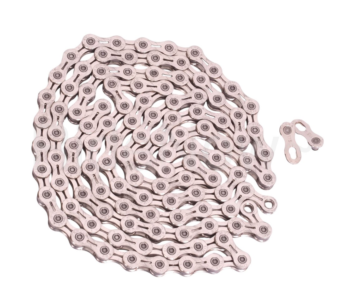 KMC X11EL Bike Chain 11 Speed 114L Silver fit Shimano,Sram,Campagnolo