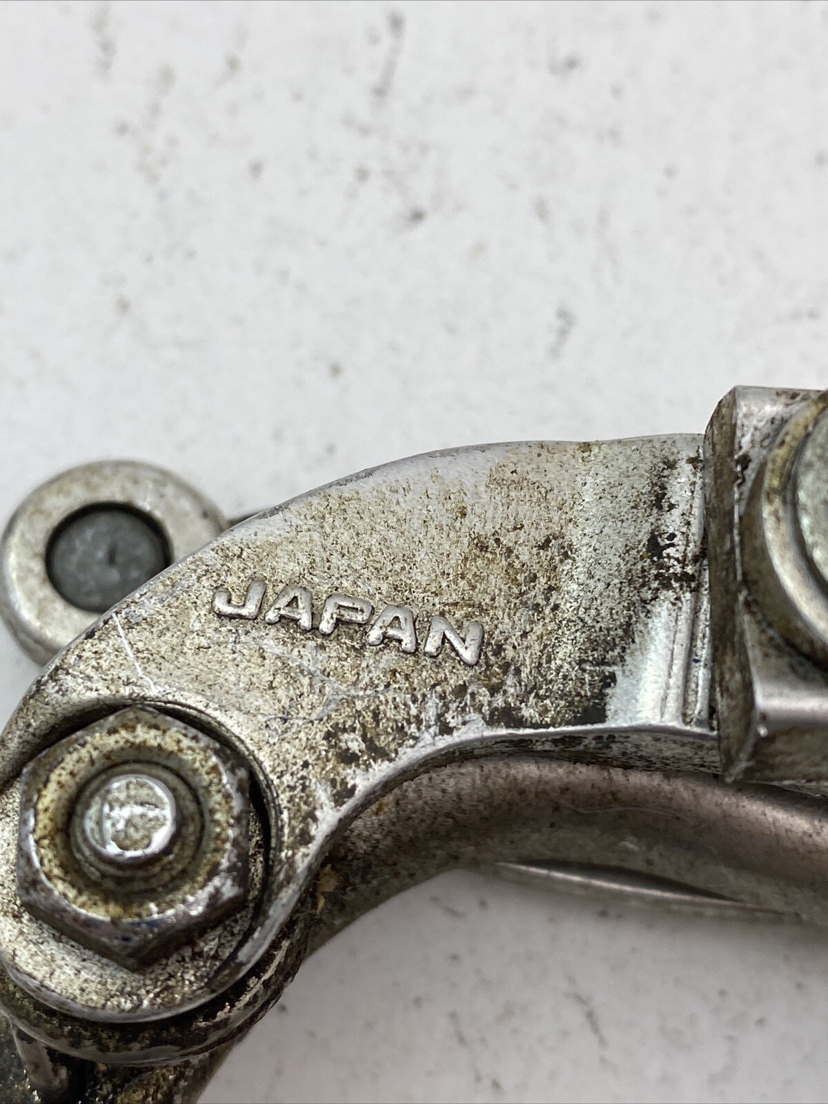 Vintage Shimano Tourney Center Pull Brake Caliper Nutted Silver Race Front A04