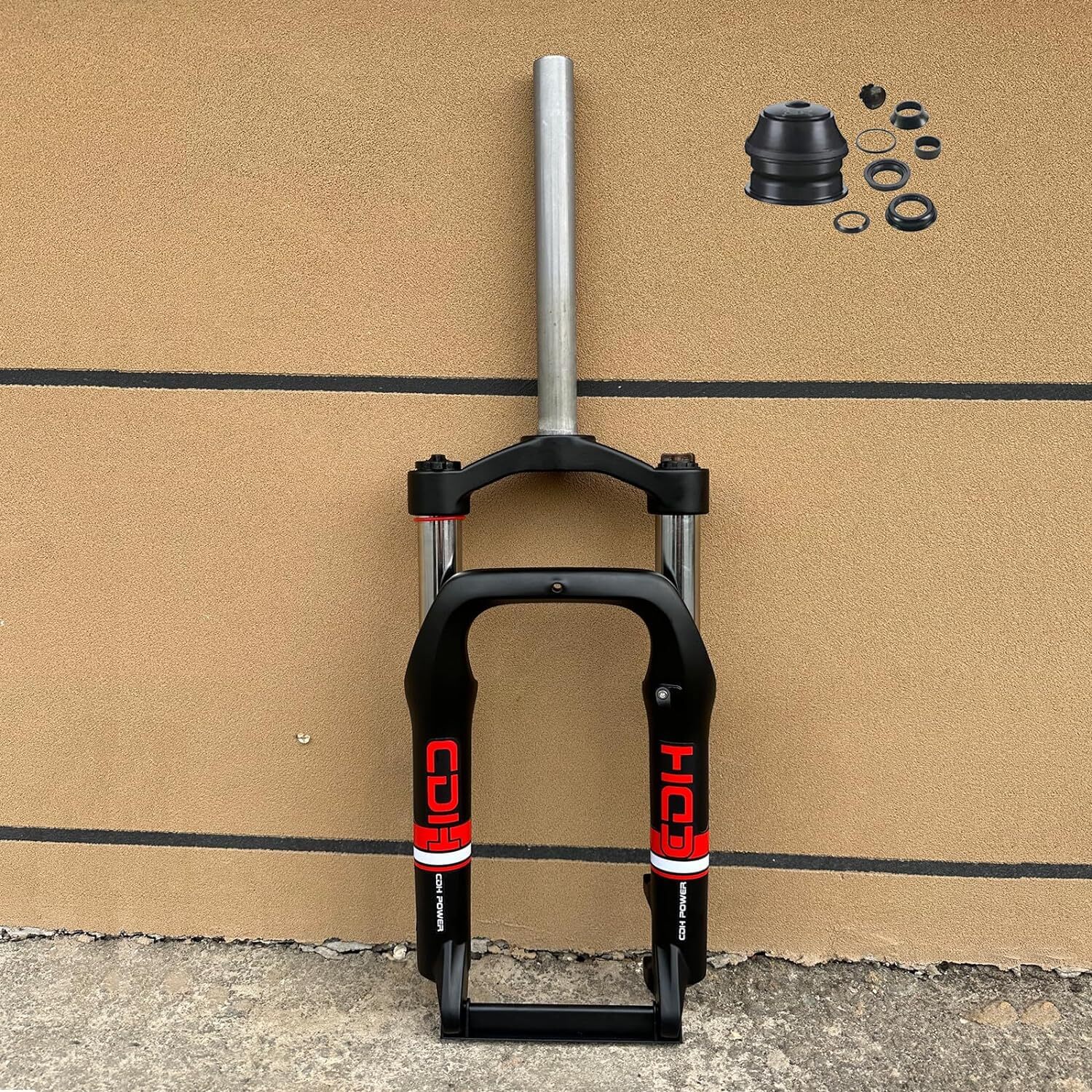 20 inch x 4 Fat Air Suspension Bike Fork, Single Shoulder E-Bike Fork-Disc Brake