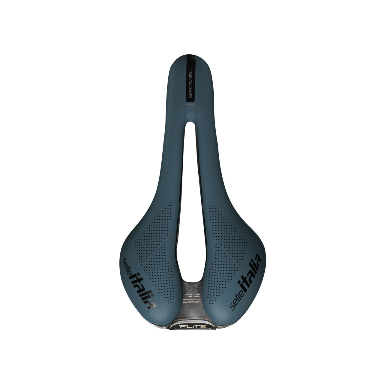 Selle Italia Flite Boost Gravel L3 TI316 Superflow Saddle (Blue Granite)