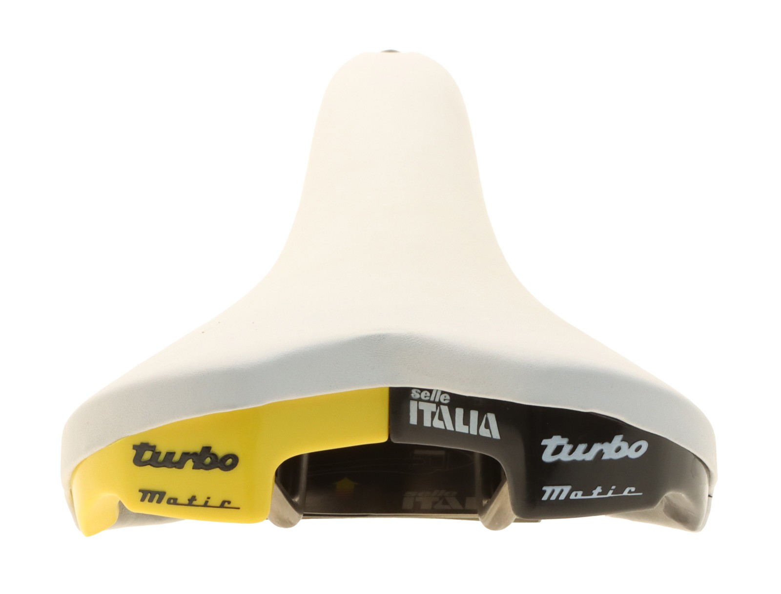 Selle Italia Turbomatic Saddle Titanium Rails 90s White Shelfwear NEW NIB NOS