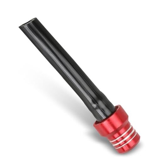Gas Fuel Tank Cap Breather Tube, CNC Aluminum Alloy Air Vent Hose 1 PCS Red