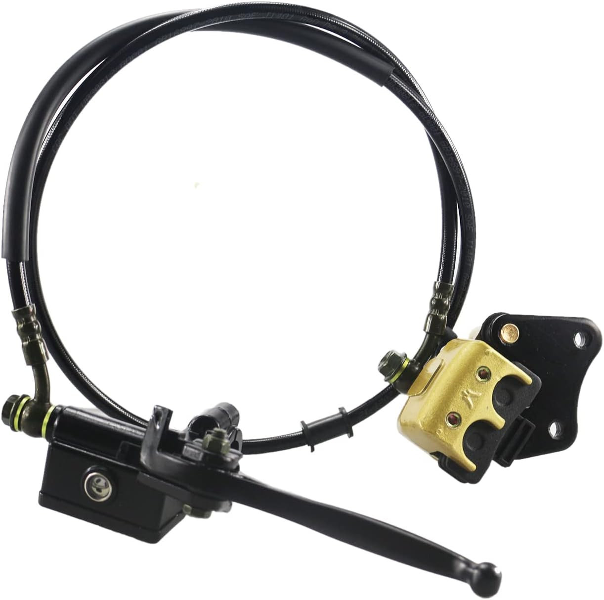 Front Hydraulic Brake Disc Master Caliper System + 190Mm/7.48″ Disk Rotor + Brak