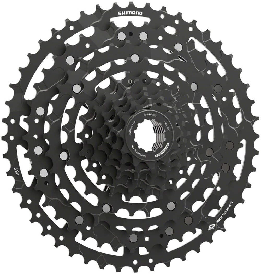 SHIMANO CUES CS-LG300-10 Cassette – 10-Speed, 11-48t, Black