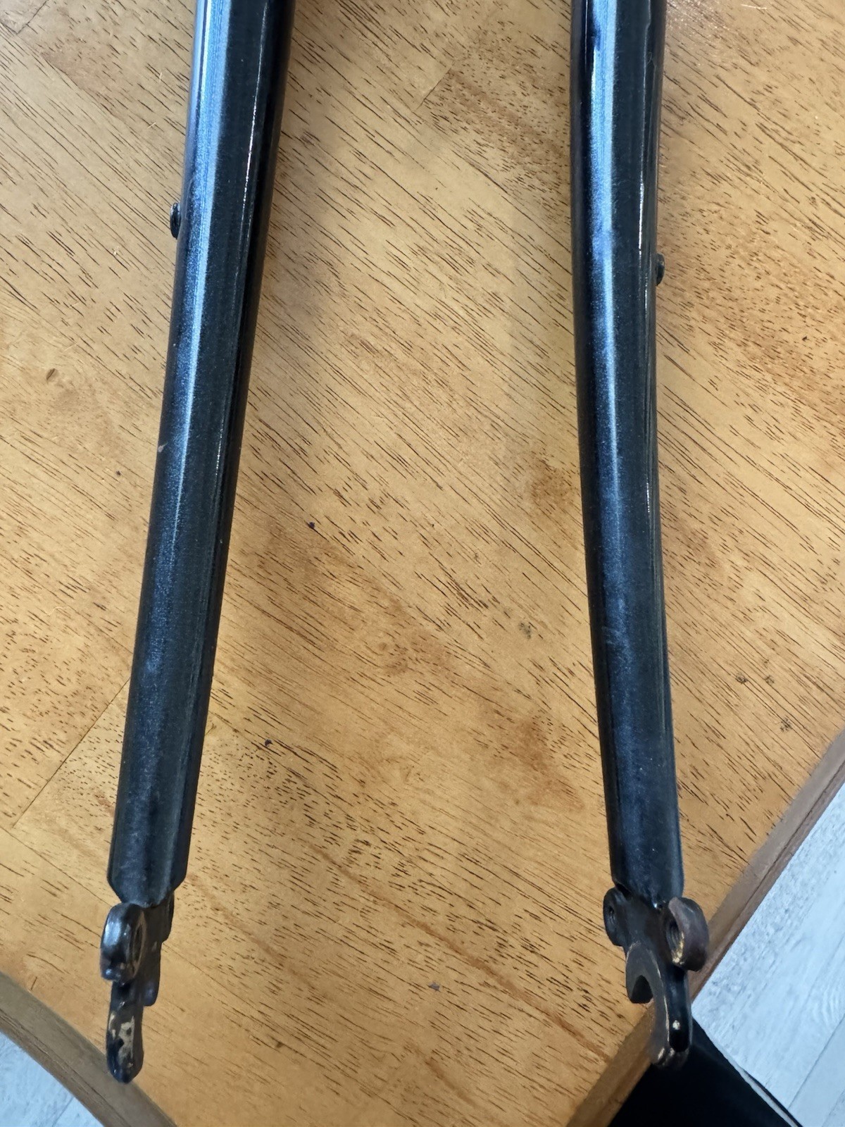 Vintage GT Mountain Bike Fork 1 1/8 Threaded Black V-Brake MTB 90s CRMO Mtn