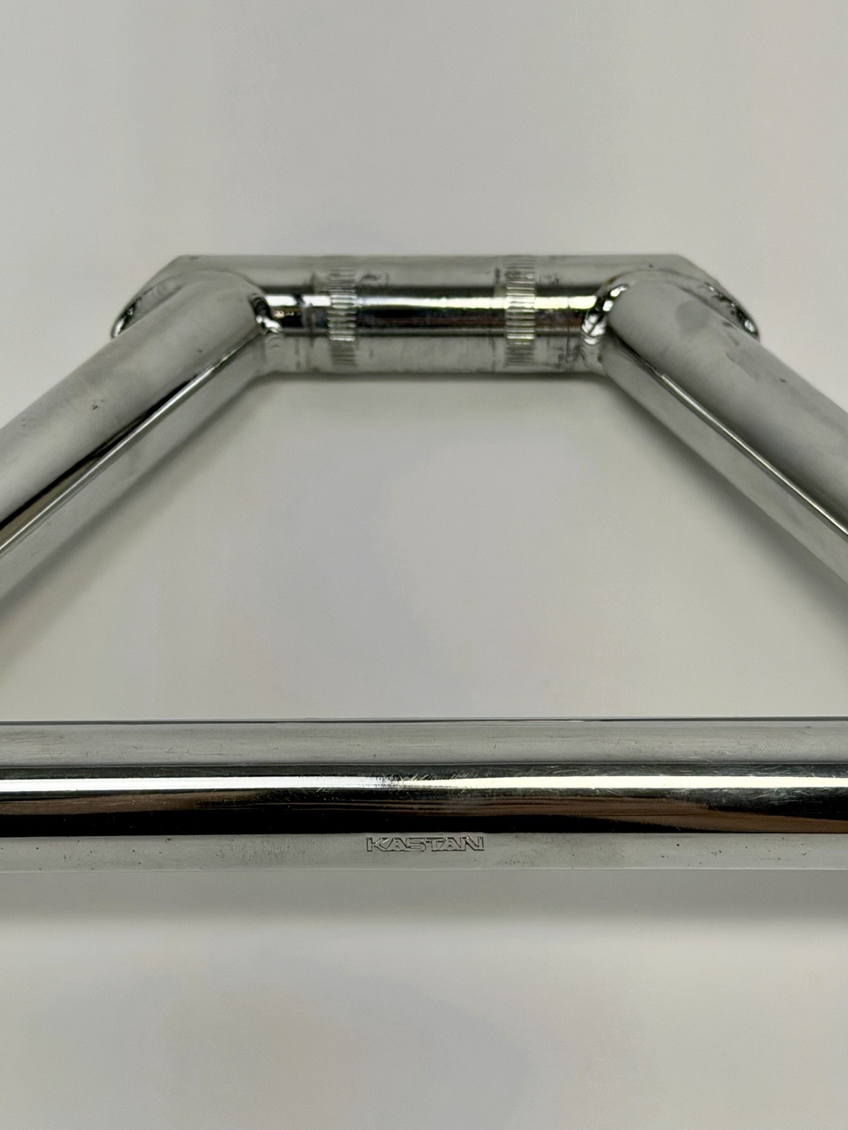 Vintage Mosh Kastan Chrome 4 Piece Pro Bars Stamped Mid School BMX 4130 Knee OG