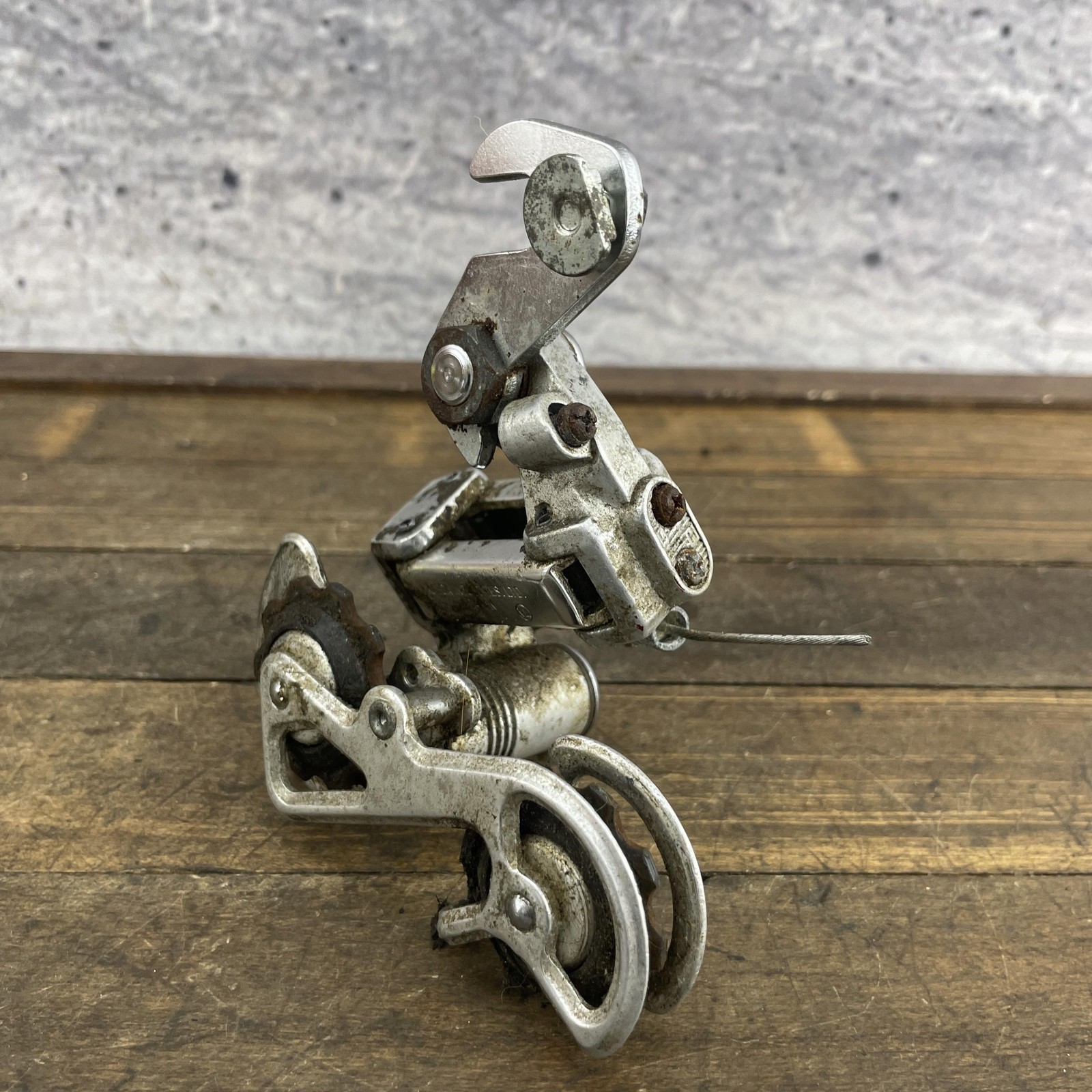 Vintage Fuji-VX Rear Derailleur Japan Maeda SunTour Claw Mount 245g Stuck Cable