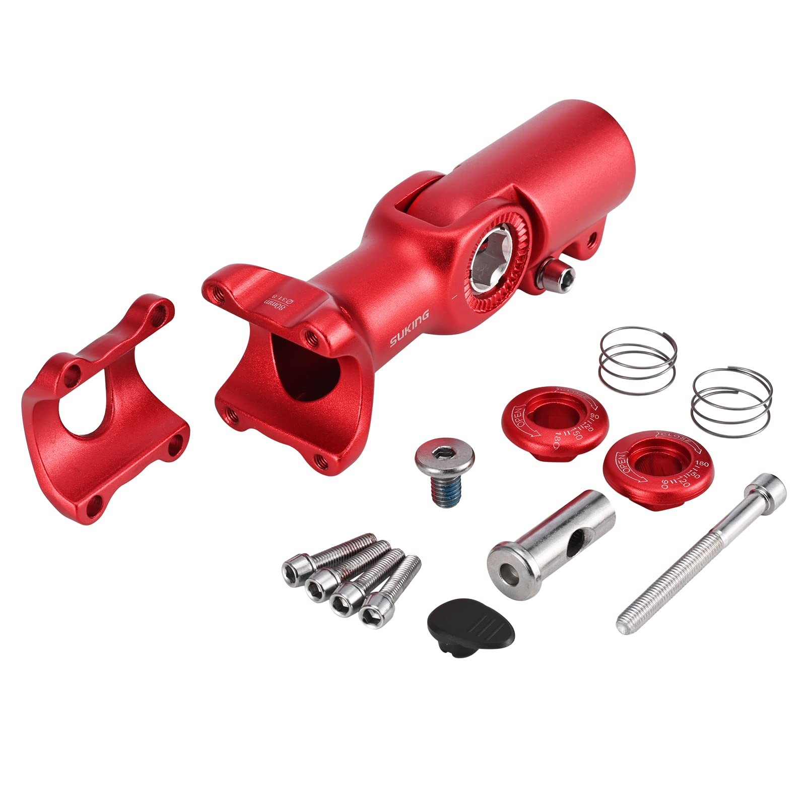 Adjustable Stem 31.8 60mm/80mm/93mm 090 Degree Adjustable MTB Stem Handlebar…