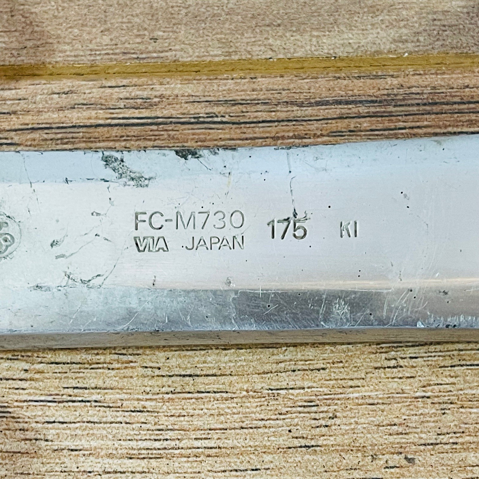 Vintage Shimano Deore XT FC-M730 175 Square Taper Crank Arms