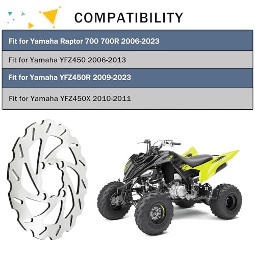 ATV Brake Rotor Disc Rear 200mm 1S3-2582W-00-00 200mm rear 1S3-2582W-00-00