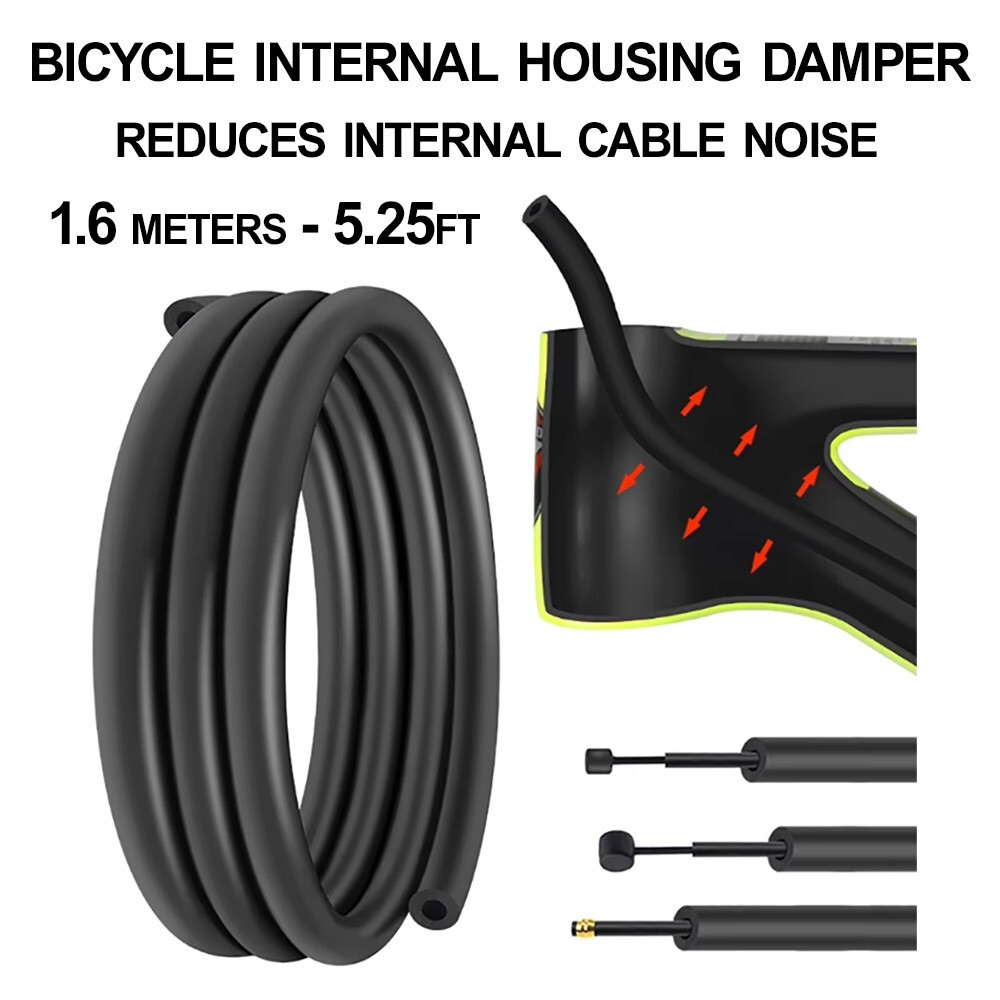 Bicycle Internal Cable Housing Damper Tube – 1.6m/5.25ft – Eliminates Noises